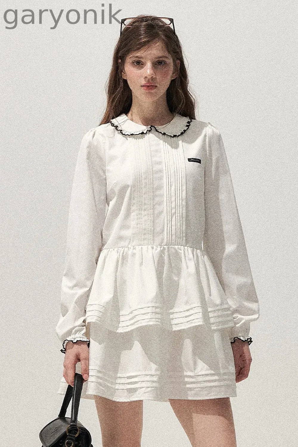 Tuck Pleated Cake Dress