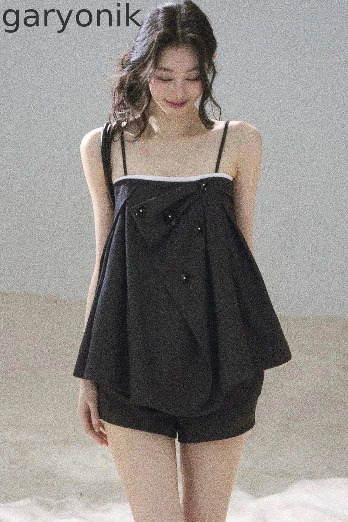 Flowing Light Camisole Top and Shorts Set-Up