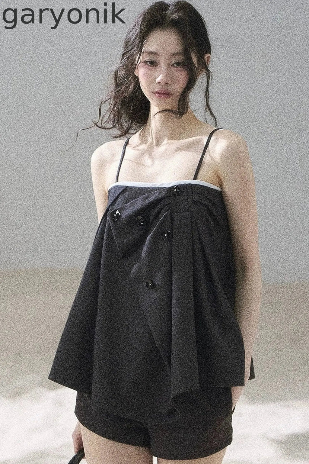 Flowing Light Camisole Top and Shorts Set-Up