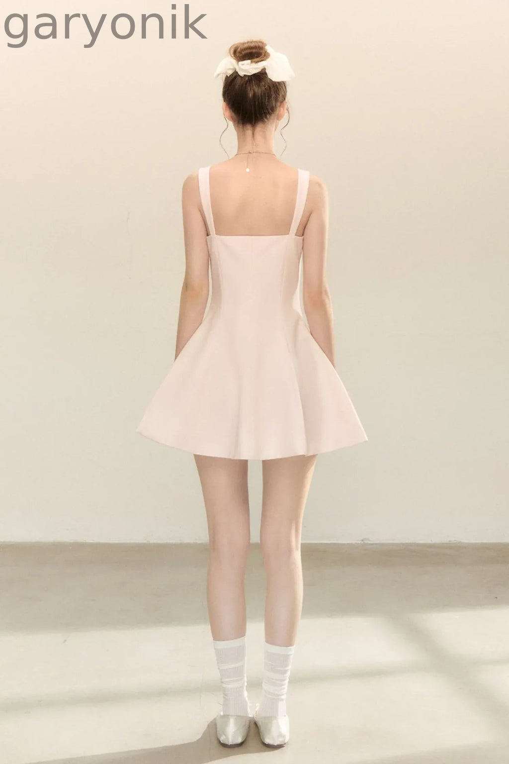 Bow-Knot Suspender Dress