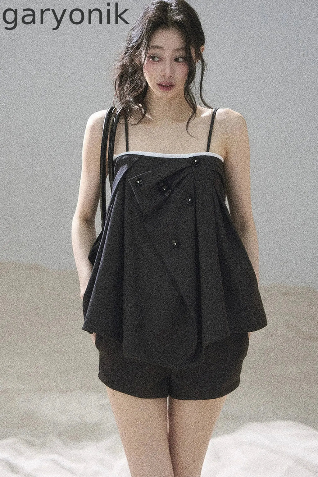 Flowing Light Camisole Top and Shorts Set-Up