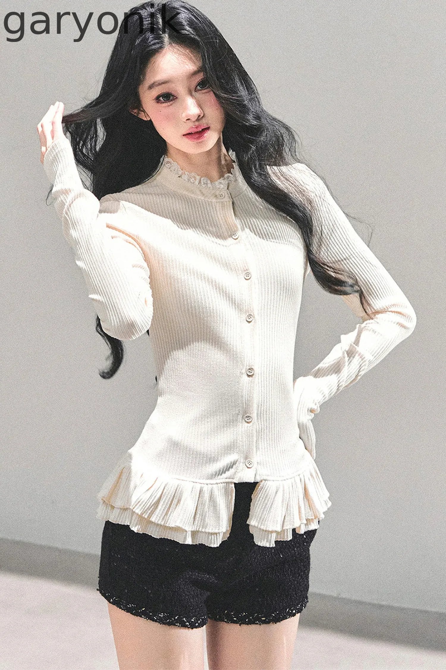 Tweed Style Rich Girl Three-Piece Set-Up