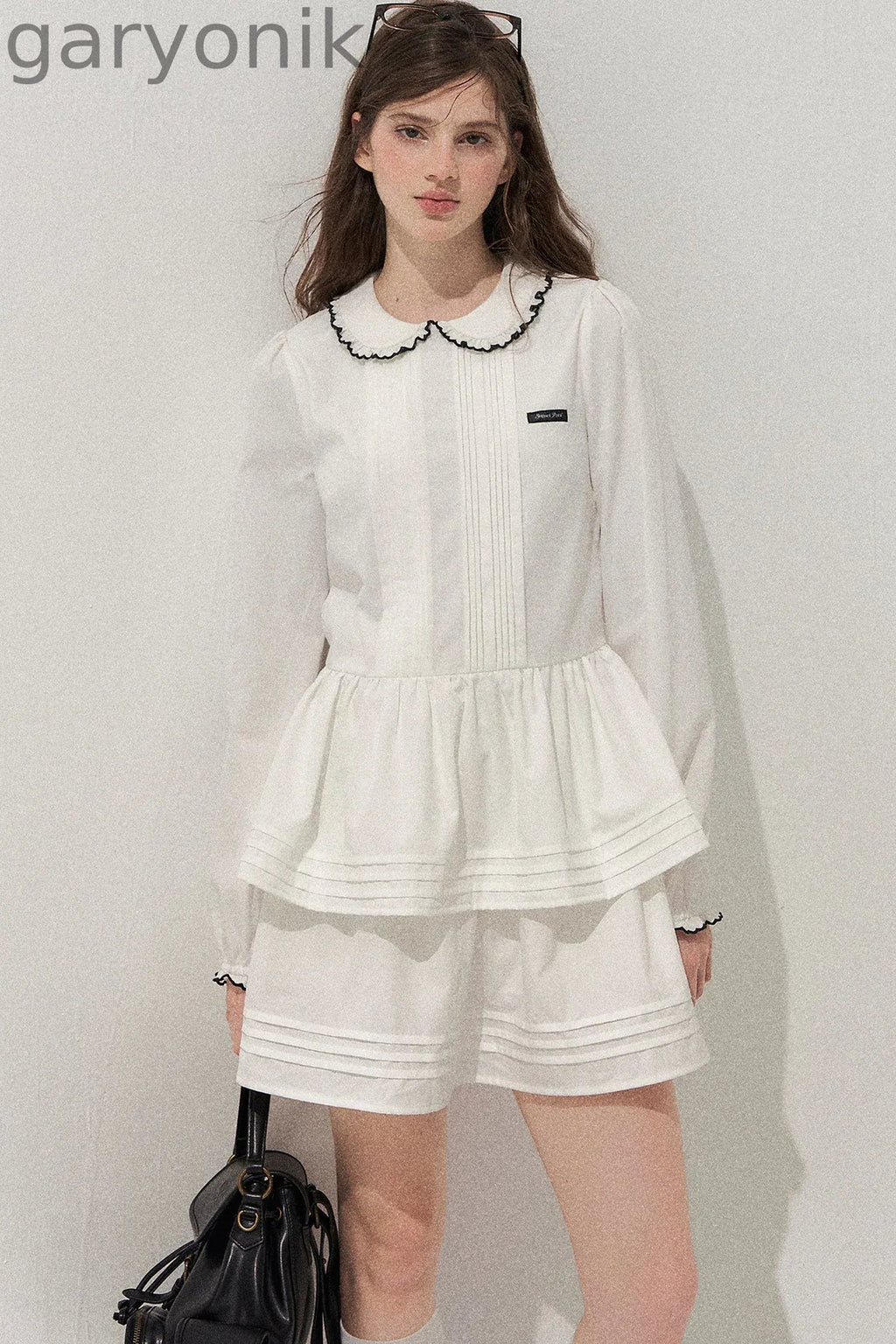 Tuck Pleated Cake Dress