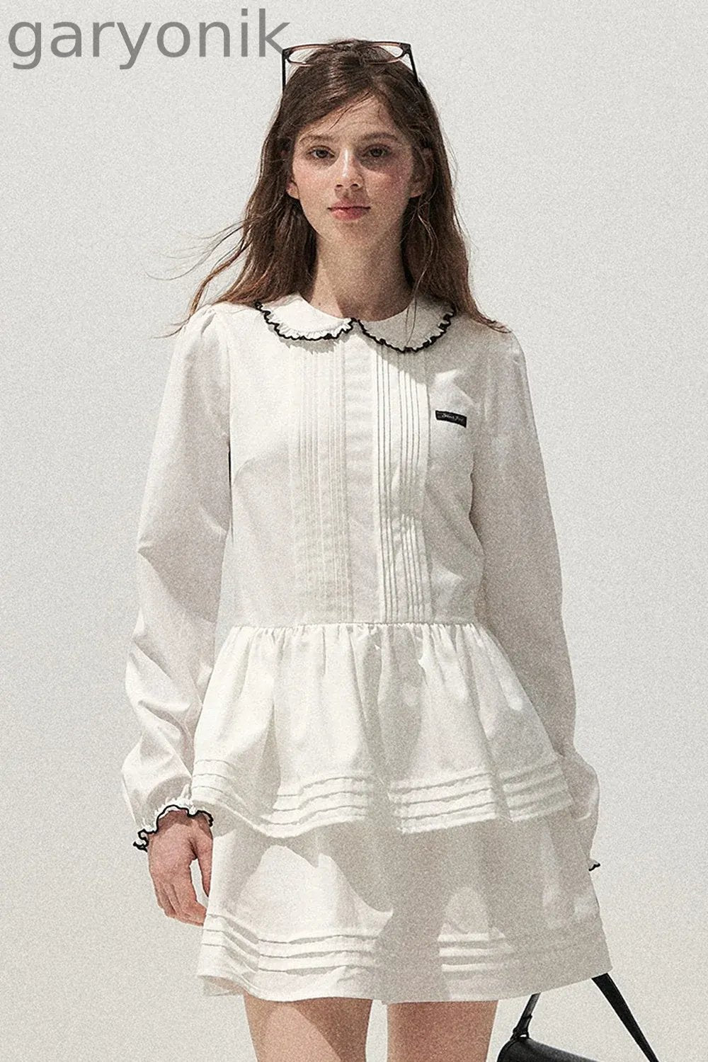 Tuck Pleated Cake Dress