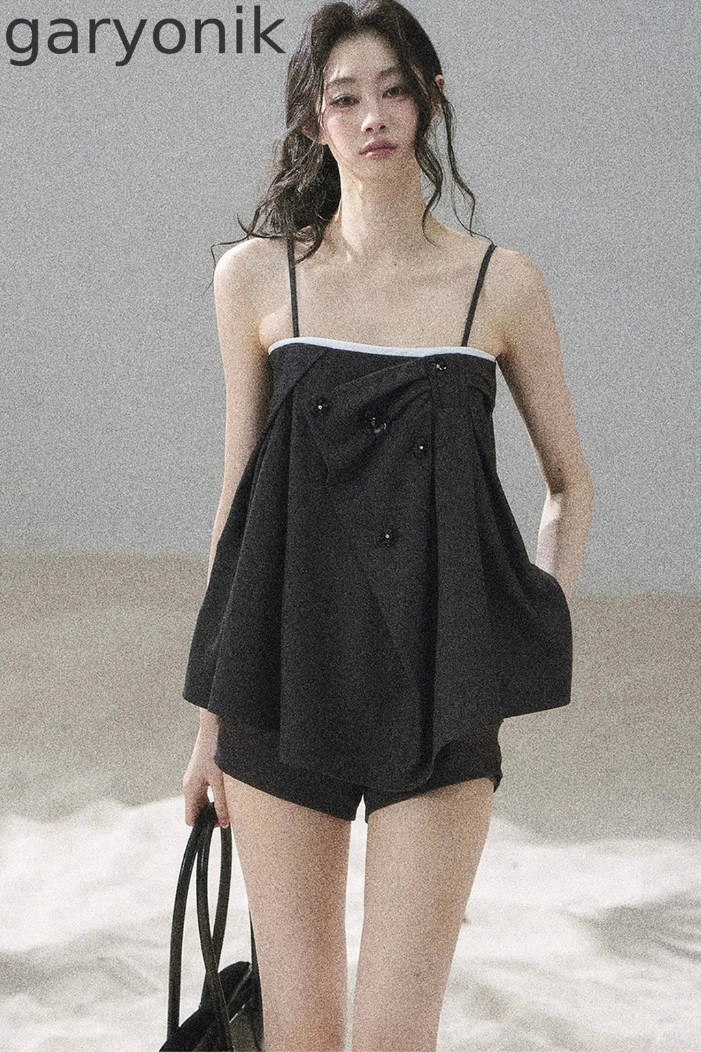 Flowing Light Camisole Top and Shorts Set-Up