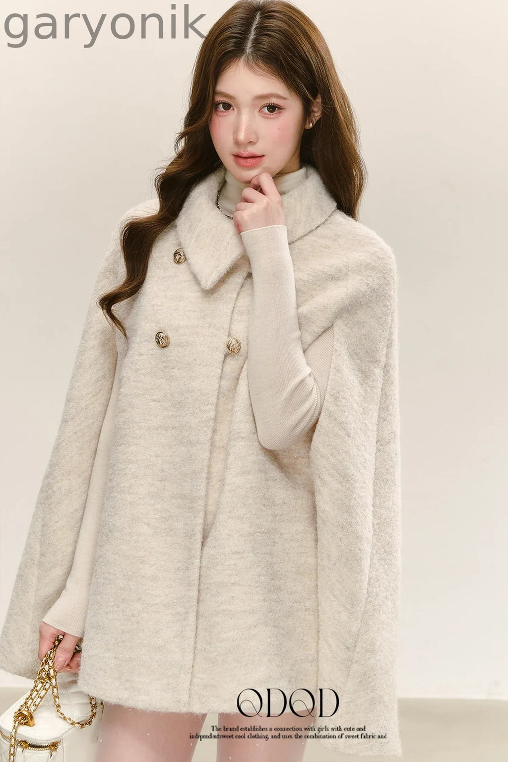 Woolen Cape Shawl Coat