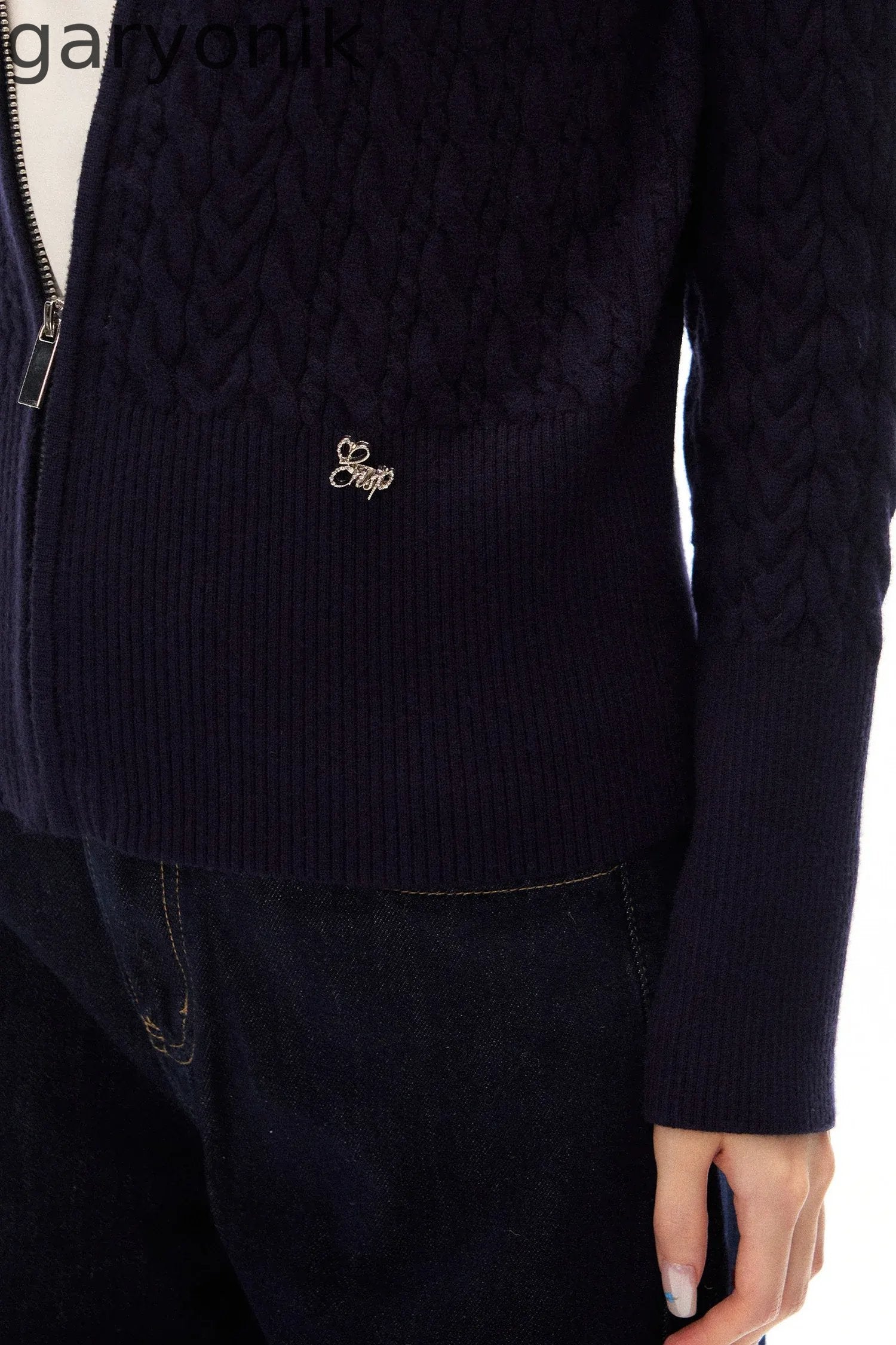 Long Sleeve Knitted Cardigan and Pants Set-Up