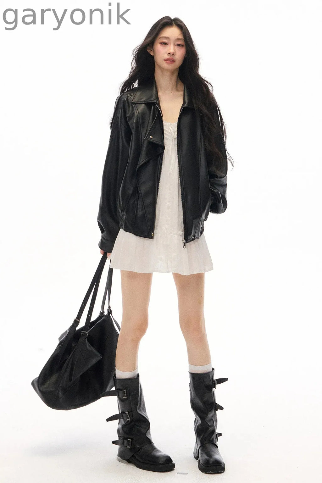 White Dress and Jacket Set-Up