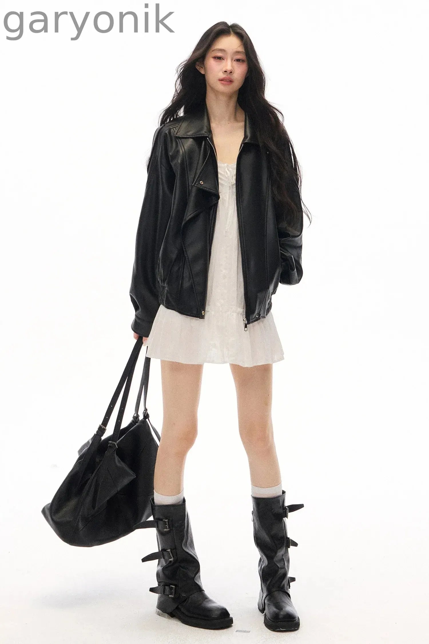 White Dress and Jacket Set-Up