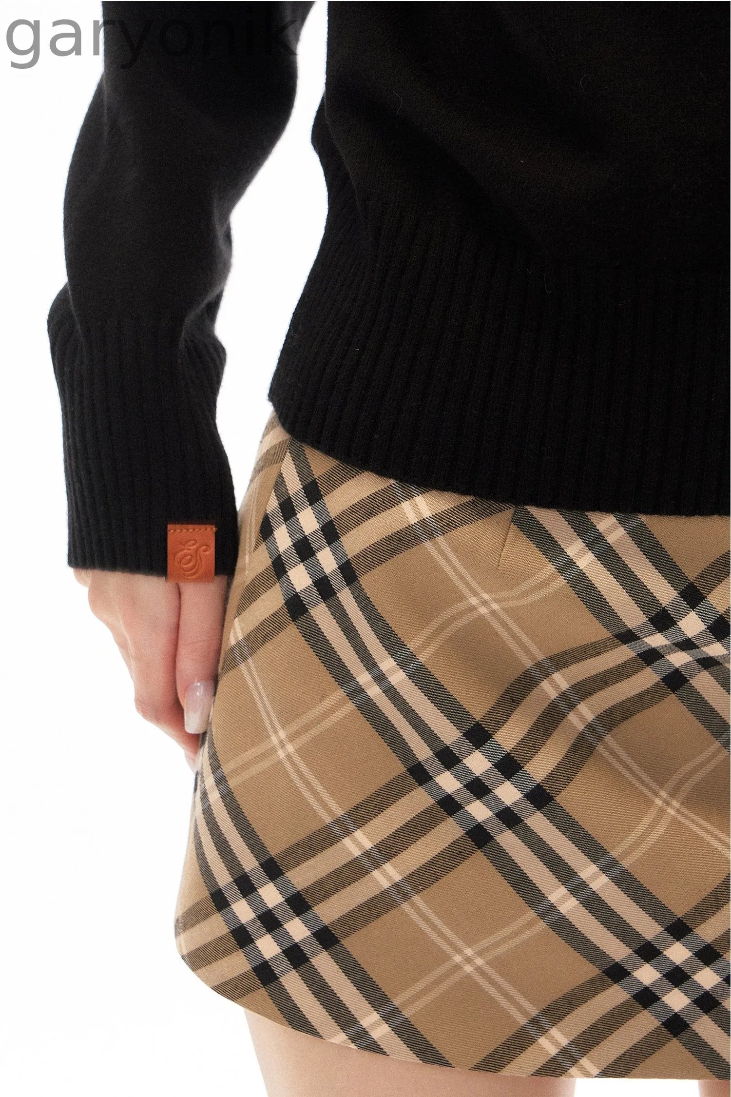 Skirt and Shawl Knit Top Set-Up