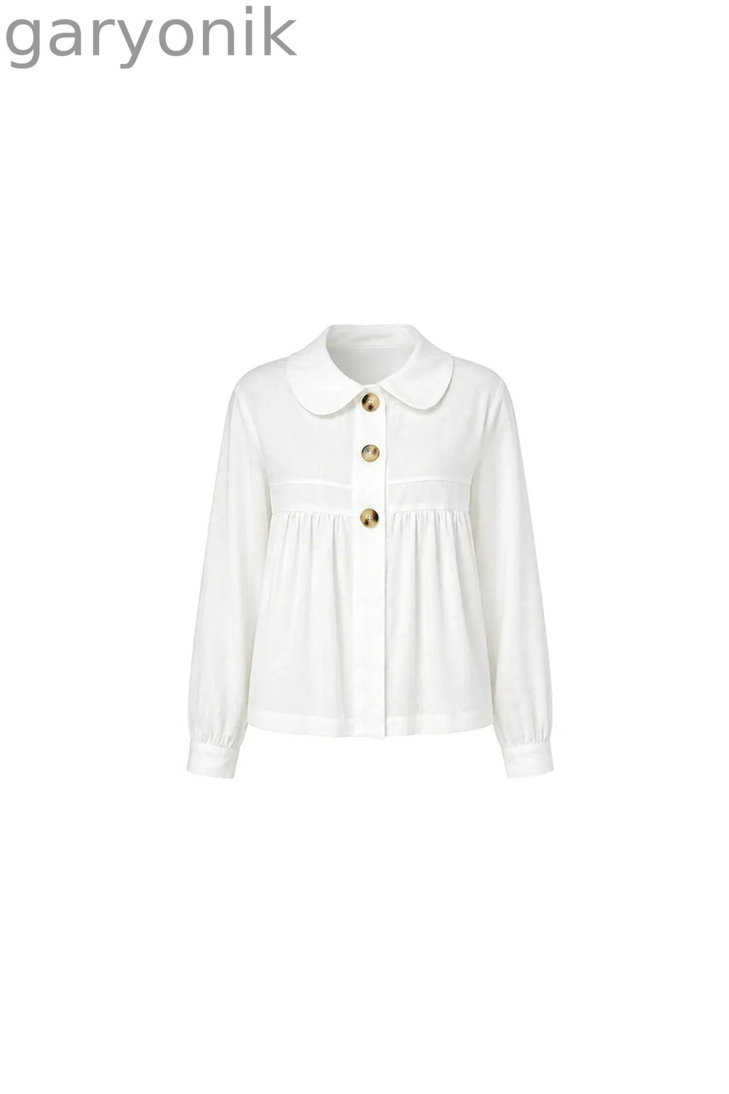 Long Sleeve White Shirt Skirt Set-Up