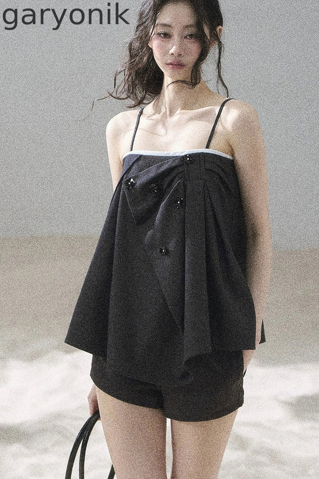 Flowing Light Camisole Top and Shorts Set-Up