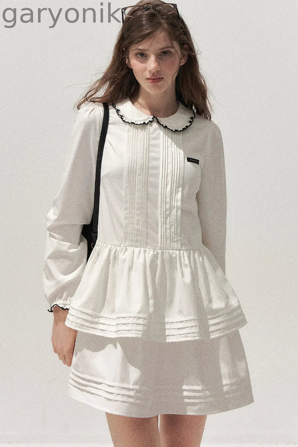 Tuck Pleated Cake Dress