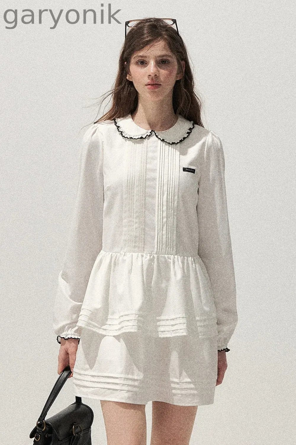 Tuck Pleated Cake Dress