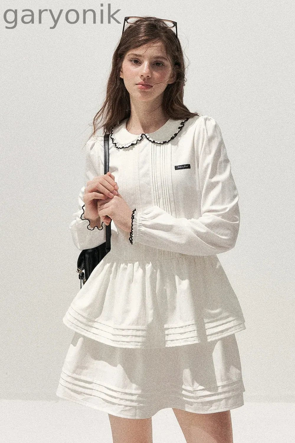 Tuck Pleated Cake Dress